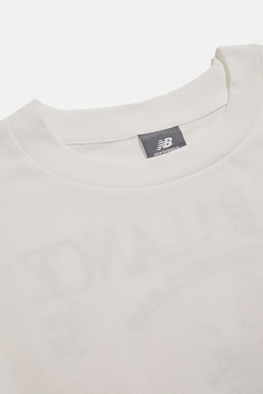 Relax Fit White Crew Neck Printed Men's T-Shirt 3