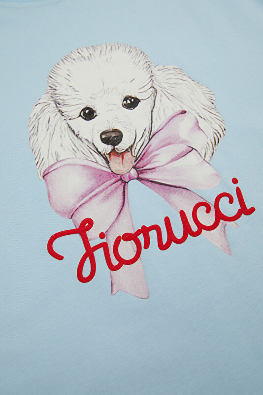 Light Blue Women's Crew Neck T-Shirt 4