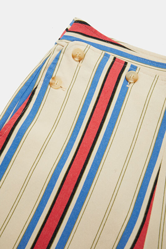 Kırmızı Wide Leg Kadın Pantolon 3