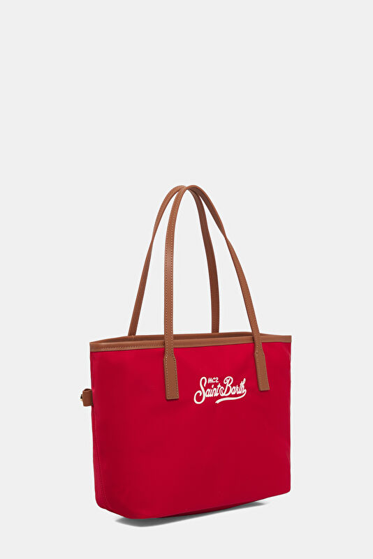 City Bag Mid Nylon Red Bag 2
