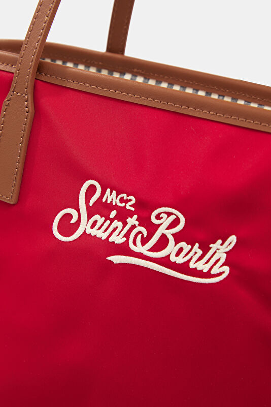 City Bag Mid Nylon Red Bag 4