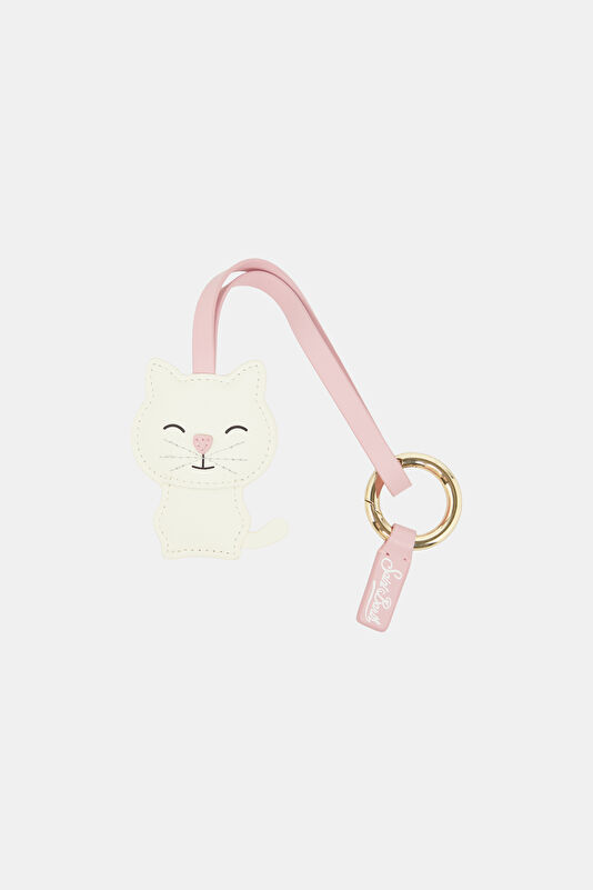 White Leather Charm