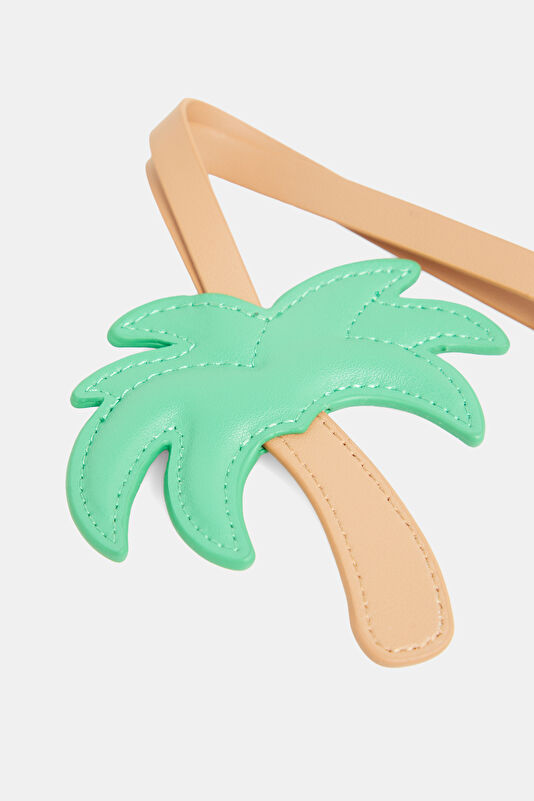 Green Leather Charm 2