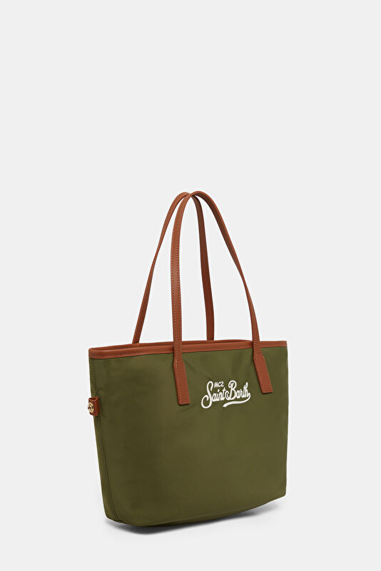 City Bag Mid Nylon Khaki Bag 2