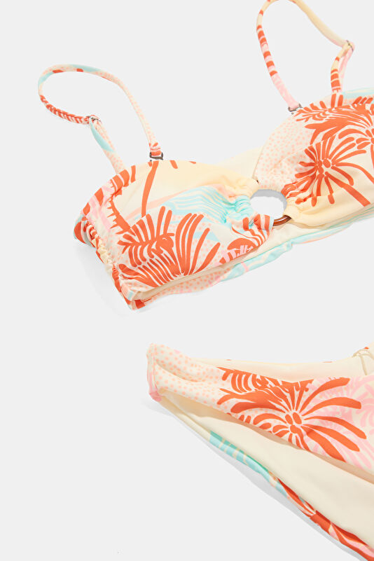 Bej Desenli Kadın Bikini 3