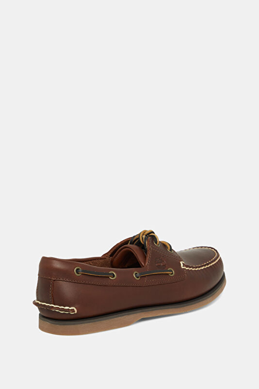 Classic Brown Men's Boat Shoes 3