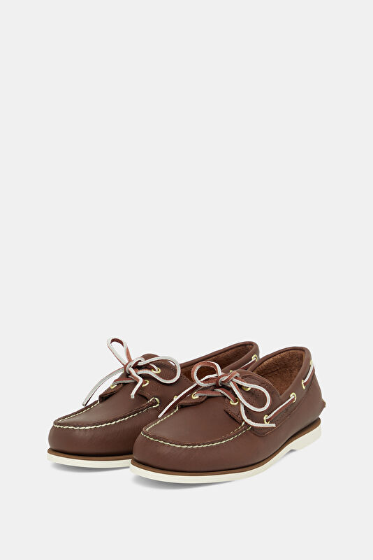 Classic Brown Men's Boat Shoes 2