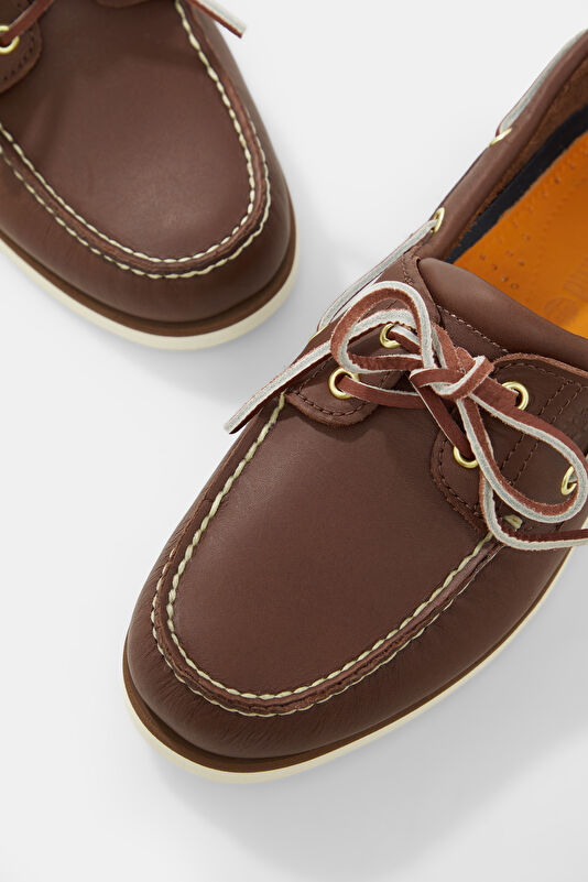 Classic Brown Men's Boat Shoes 4