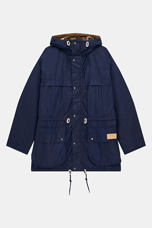 X Paul Smith Durham Waxed Mavi Erkek Mont