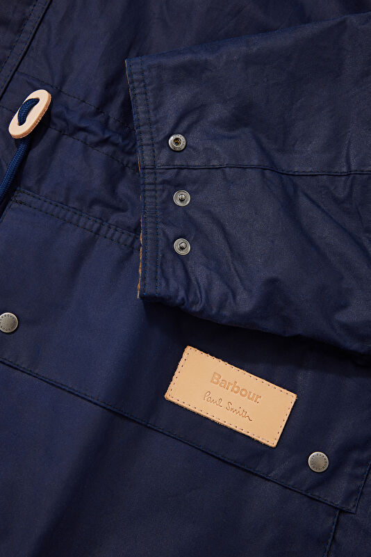 X Paul Smith Durham Waxed Mavi Erkek Mont 4