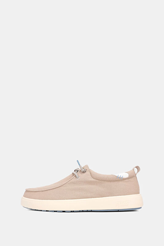 Biarritz Beige Men's Boat Shoe 2