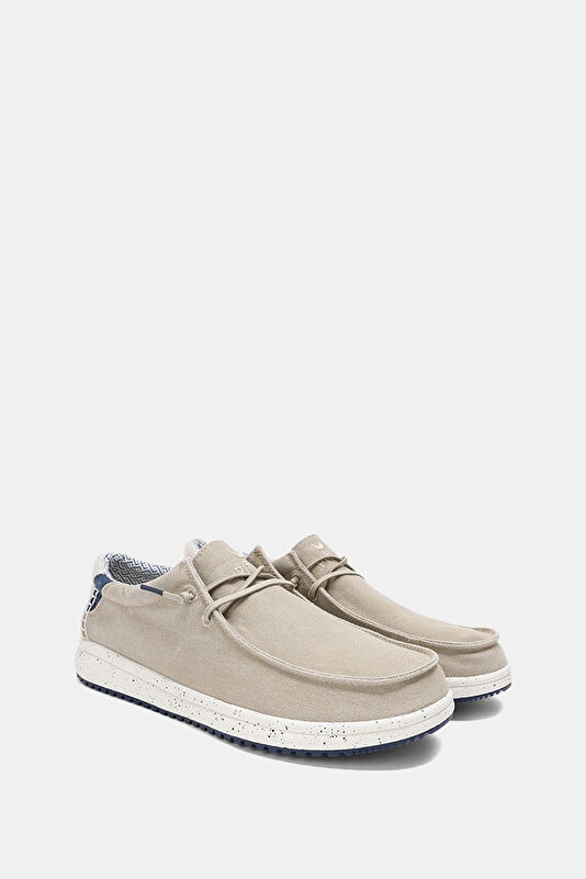 Nias Beige Men's Boat Shoe 2