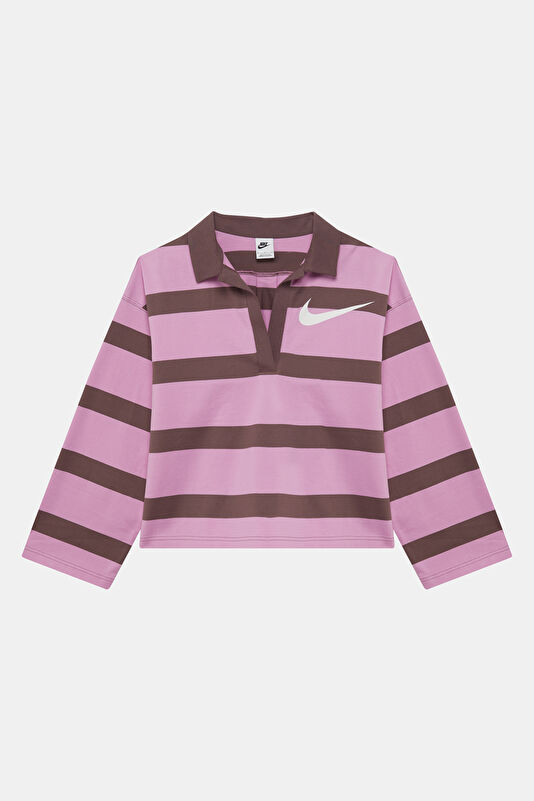 Purple Polo Collar Women's T-Shirt