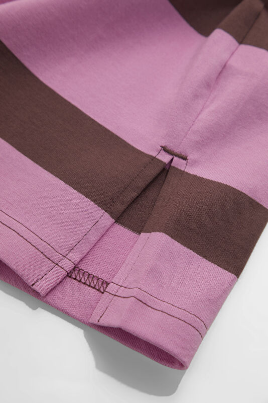 Purple Polo Collar Women's T-Shirt 4