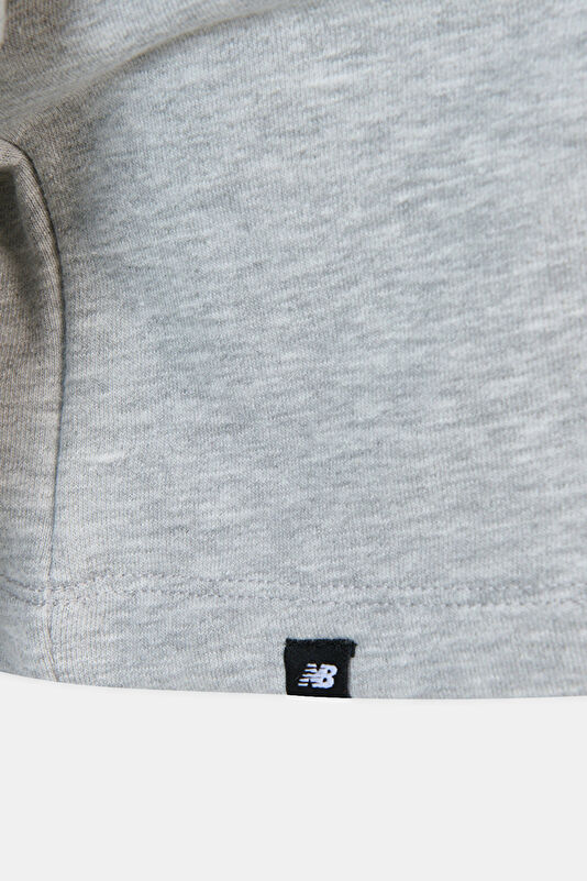 Gri Melanj Polo Yaka Kadın Sweatshirt 3