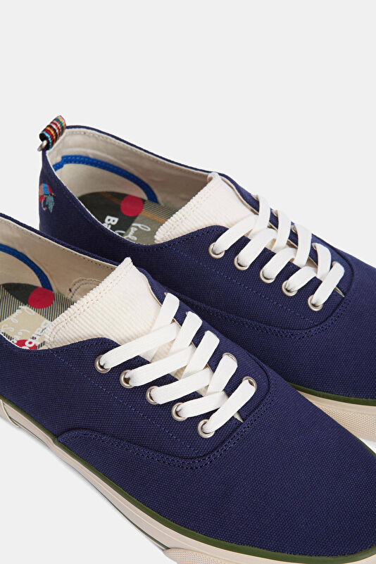 X Paul Smith Plimsoll Lacivert Erkek Spor Ayakkabı 3
