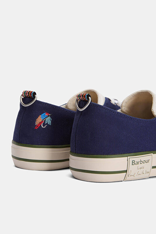 X Paul Smith Plimsoll Lacivert Erkek Spor Ayakkabı 4