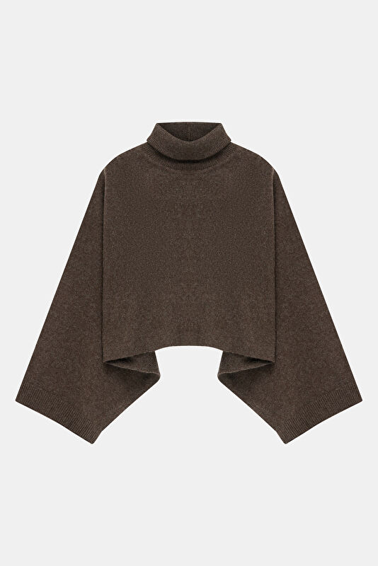 Brown Wool Women's Sweater