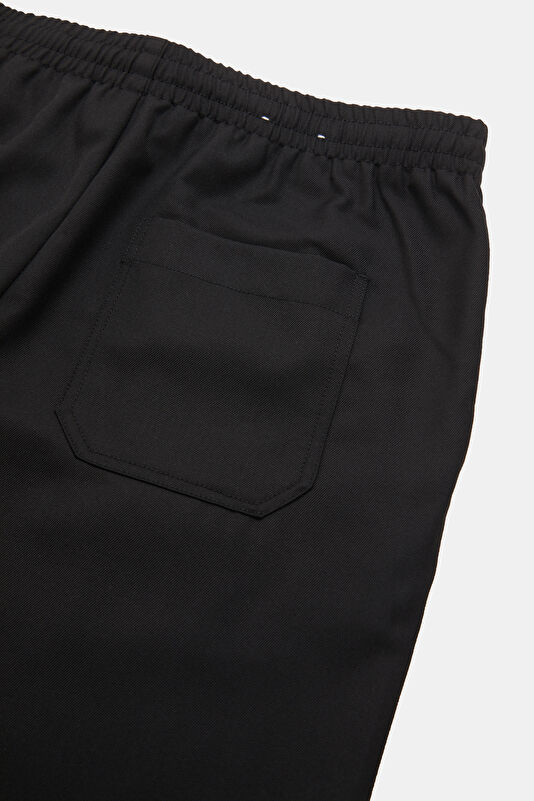 Black Straight Leg Men's Pants 4