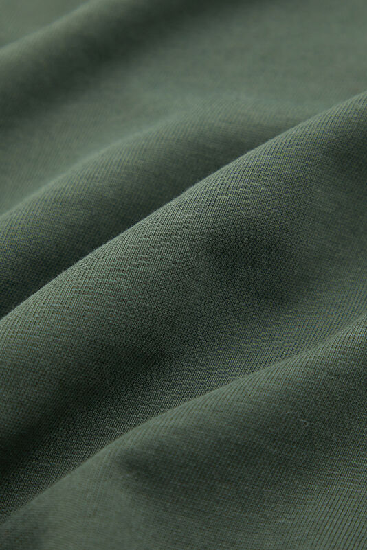 Relax Fit Dark Green Crew Neck Men's T-Shirt 4