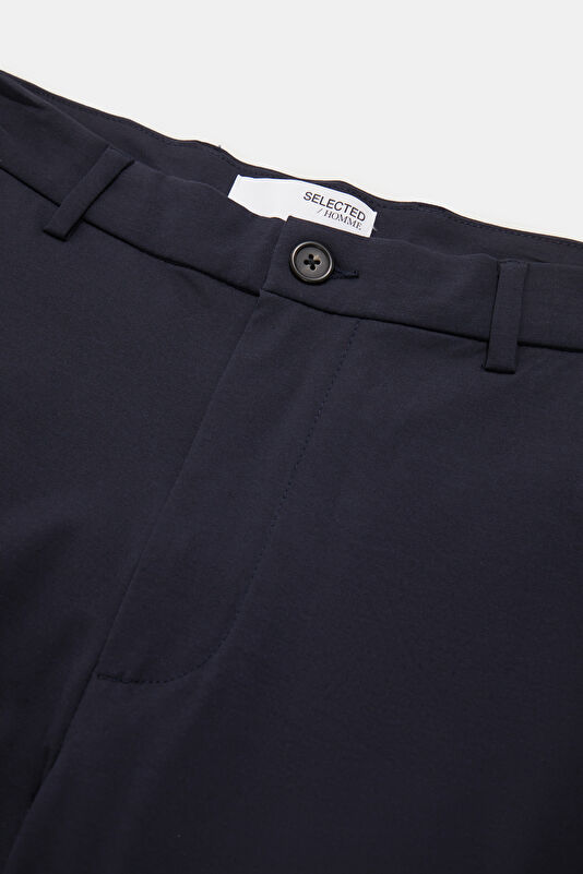 Lacivert Slim Fit Viskoz Erkek Jean Pantolon 3