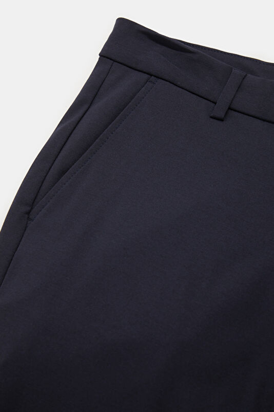 Lacivert Slim Fit Viskoz Erkek Jean Pantolon 4
