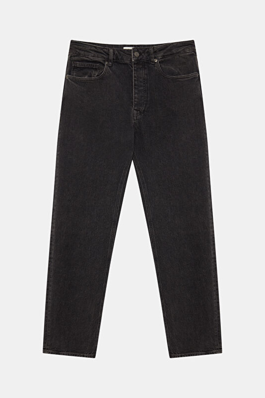 Antrasit Straight Erkek Jean Pantolon