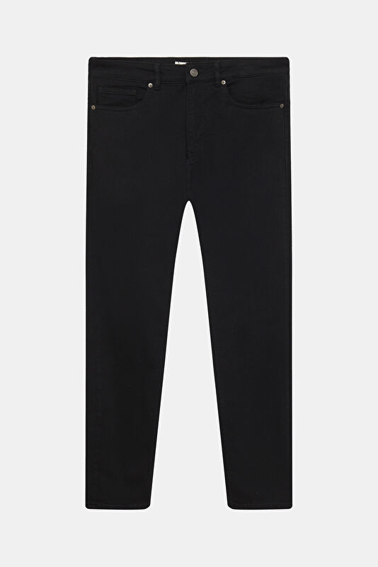 Siyah Slim Fit Erkek Jean Pantolon