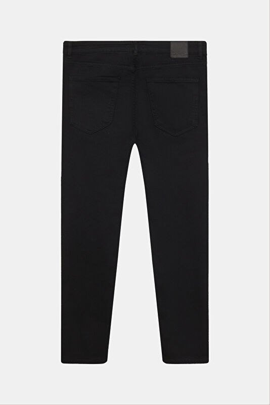 Siyah Slim Fit Erkek Jean Pantolon 2