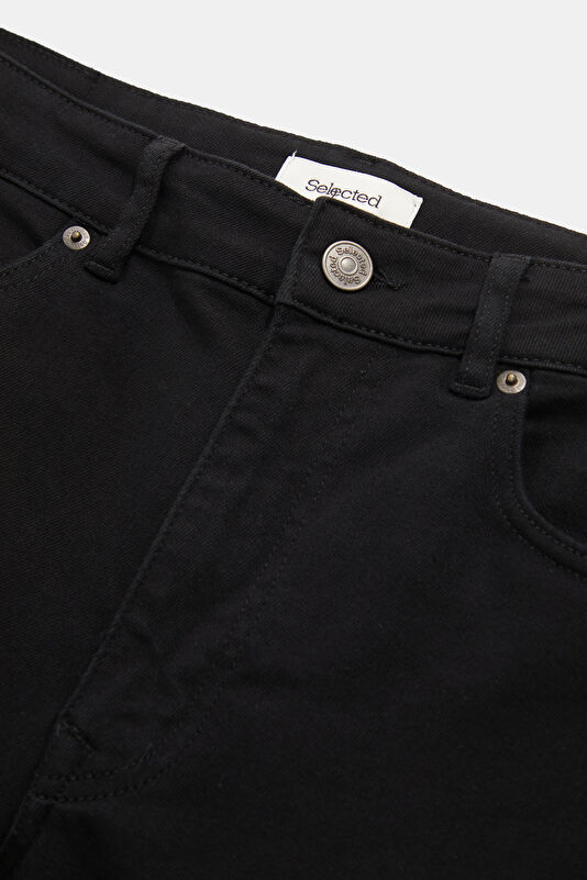 Black Straight Leg Jeans Men's Pants 3