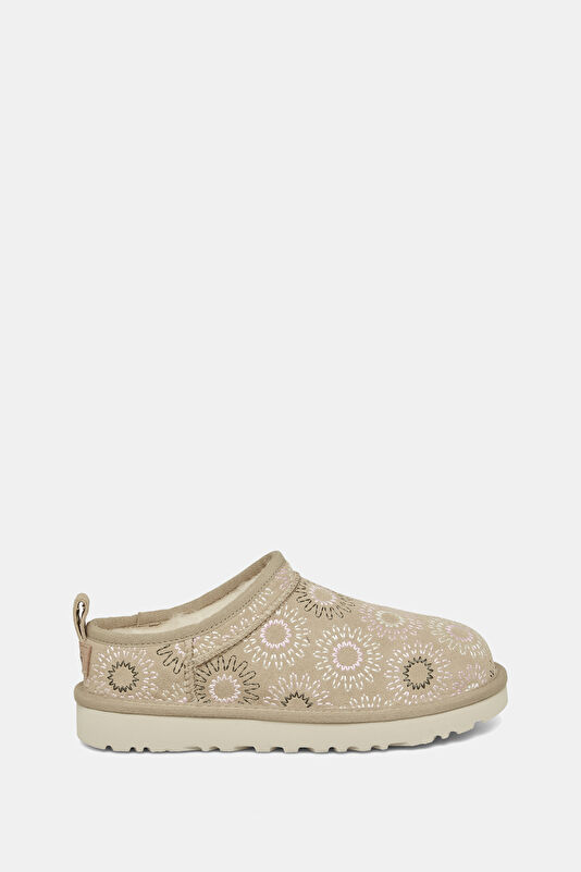 Classic Micro Sun Stitch Light Beige Women's Boots