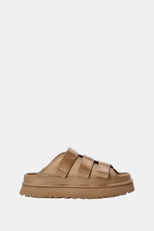 GoldenGlow Dark Sand Women's Slippers