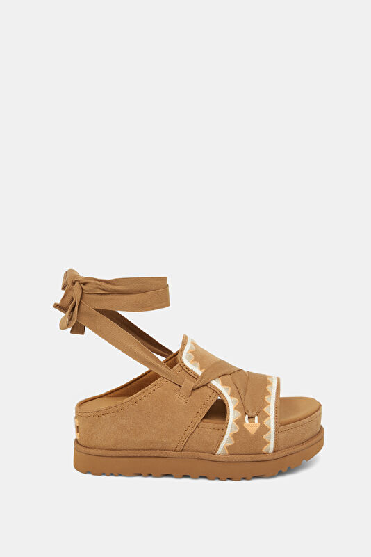 Goldenstar Hi Artistitch Tan Women's Sandals