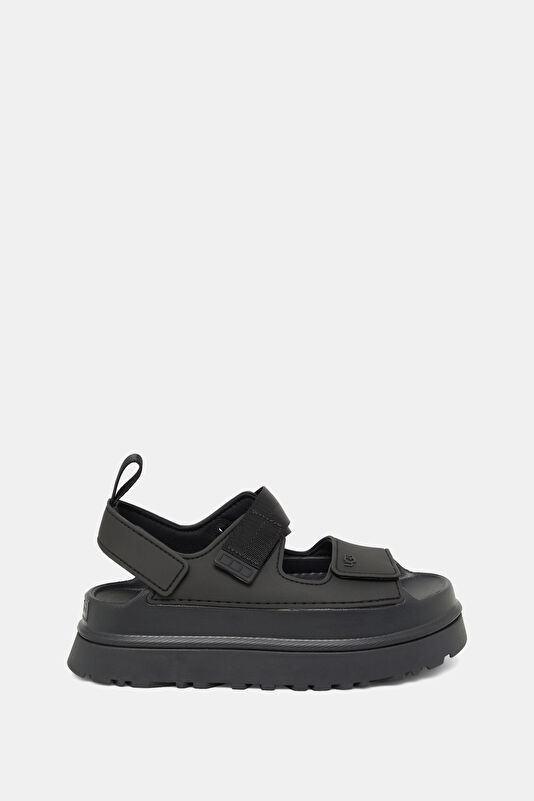 Goldenglow Black Women's Sandals
