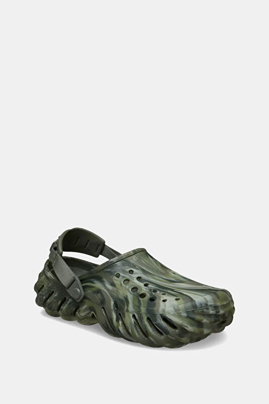 Echo Marbled Clog Haki Erkek Terlik 3