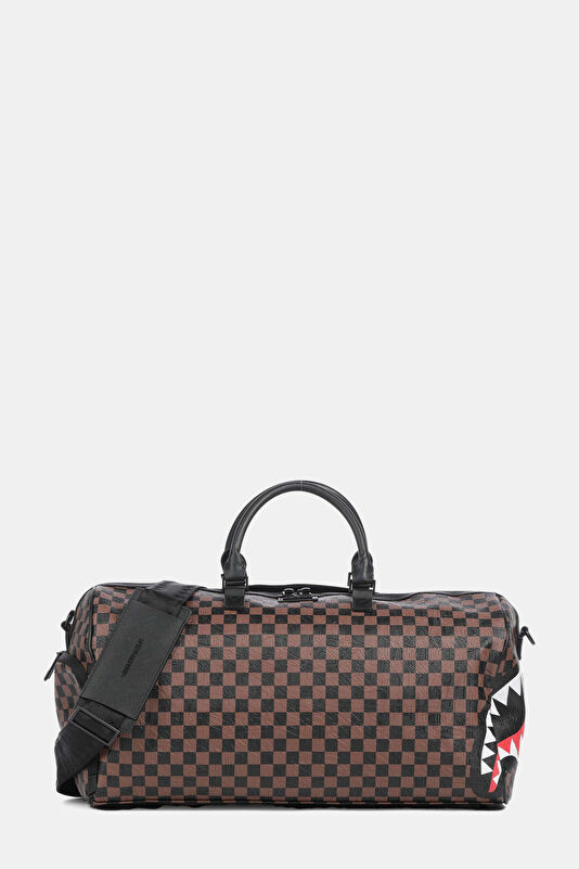 Check 2 Emboss Duffle Kahve Çanta