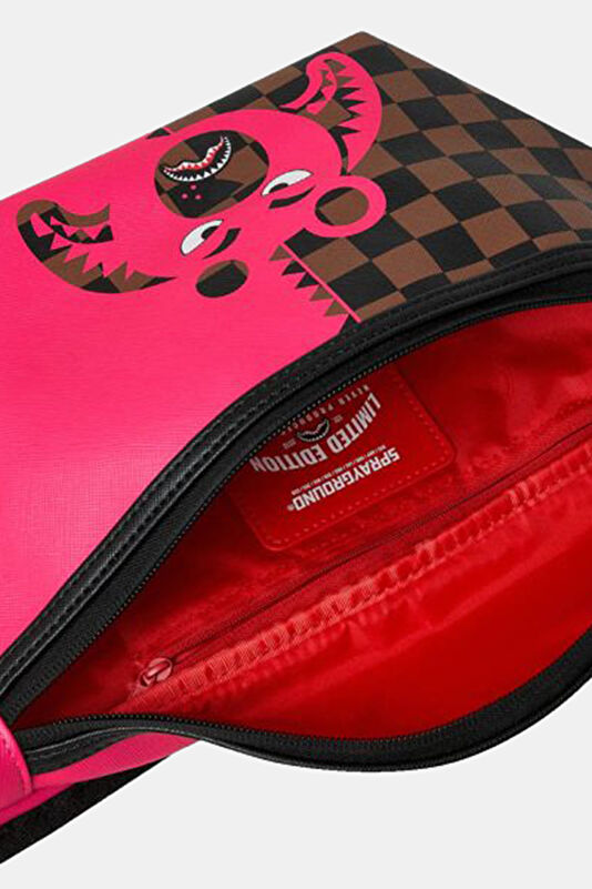 Pink Bear Shark Savvy Kahve Çanta 4
