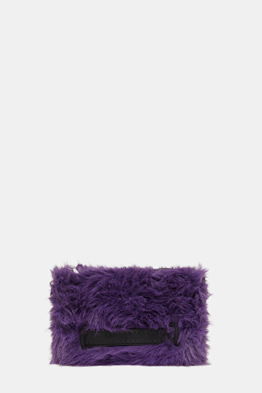 Fur Cray Purple Crossover Bag 3