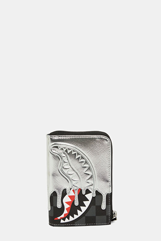 Silver Side Drip Siyah Cüzdan 3