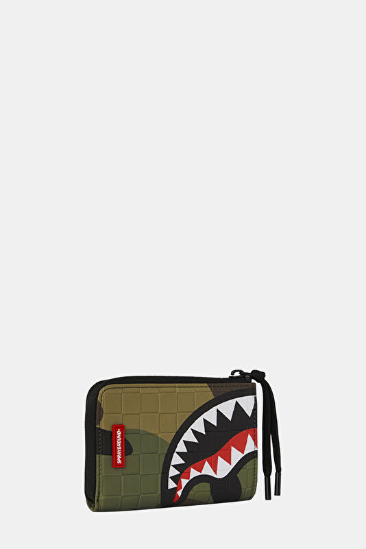 Woodland Camo Check Black Wallet 2