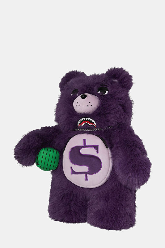 Fur Cray Purp Moneybear Mor Çanta 3