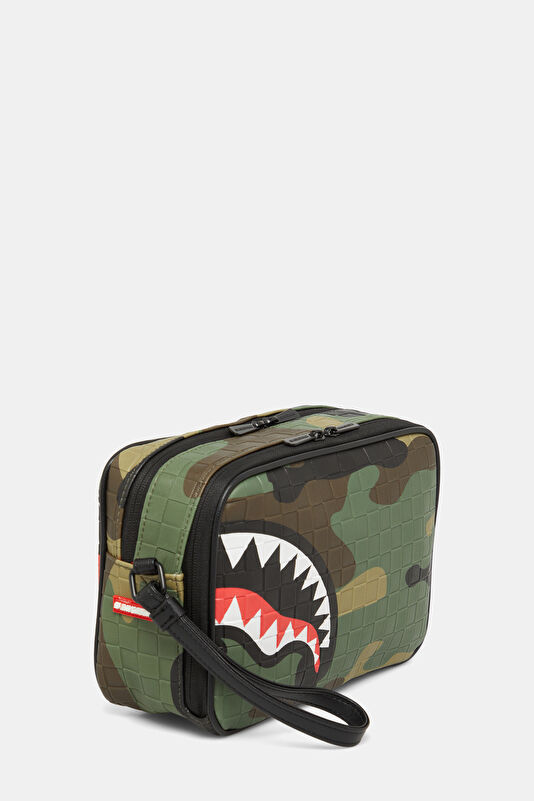 Woodland Camo Check Toiletry Multicolored Bag 2