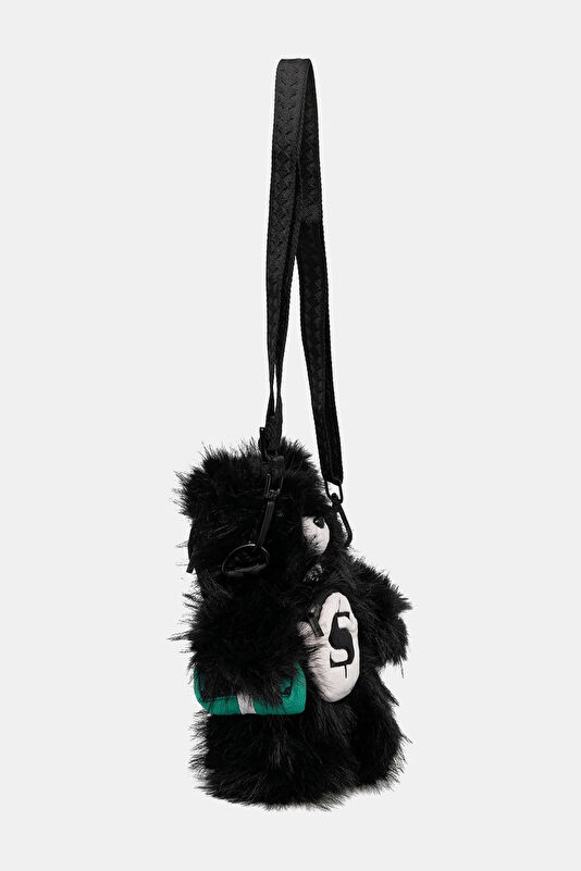 Fur Cray Black Bear Cub Siyah Çanta 2