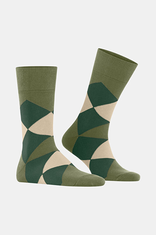 Green Patterned Socks 2