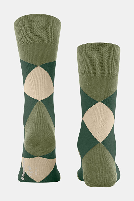 Green Patterned Socks 4