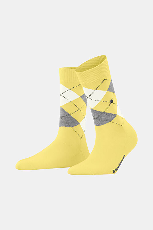 Light Yellow Gray Socks