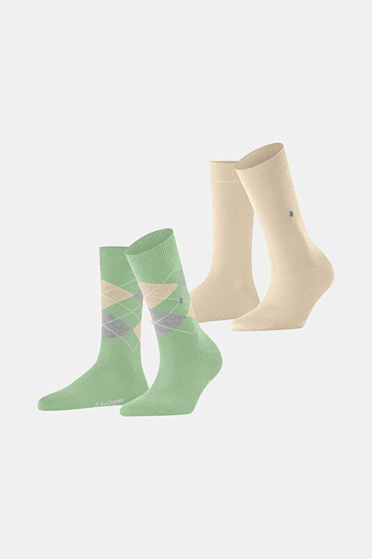 Green Beige Socks