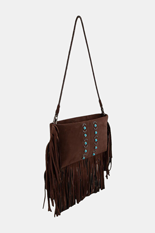 Brown Suede Bag 2