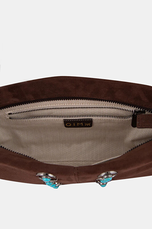 Brown Suede Bag 4