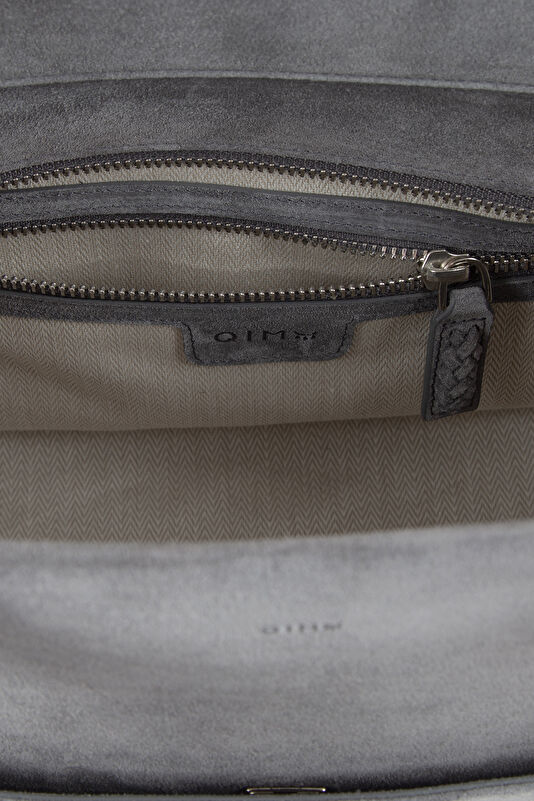 Grey Suede Bag 4